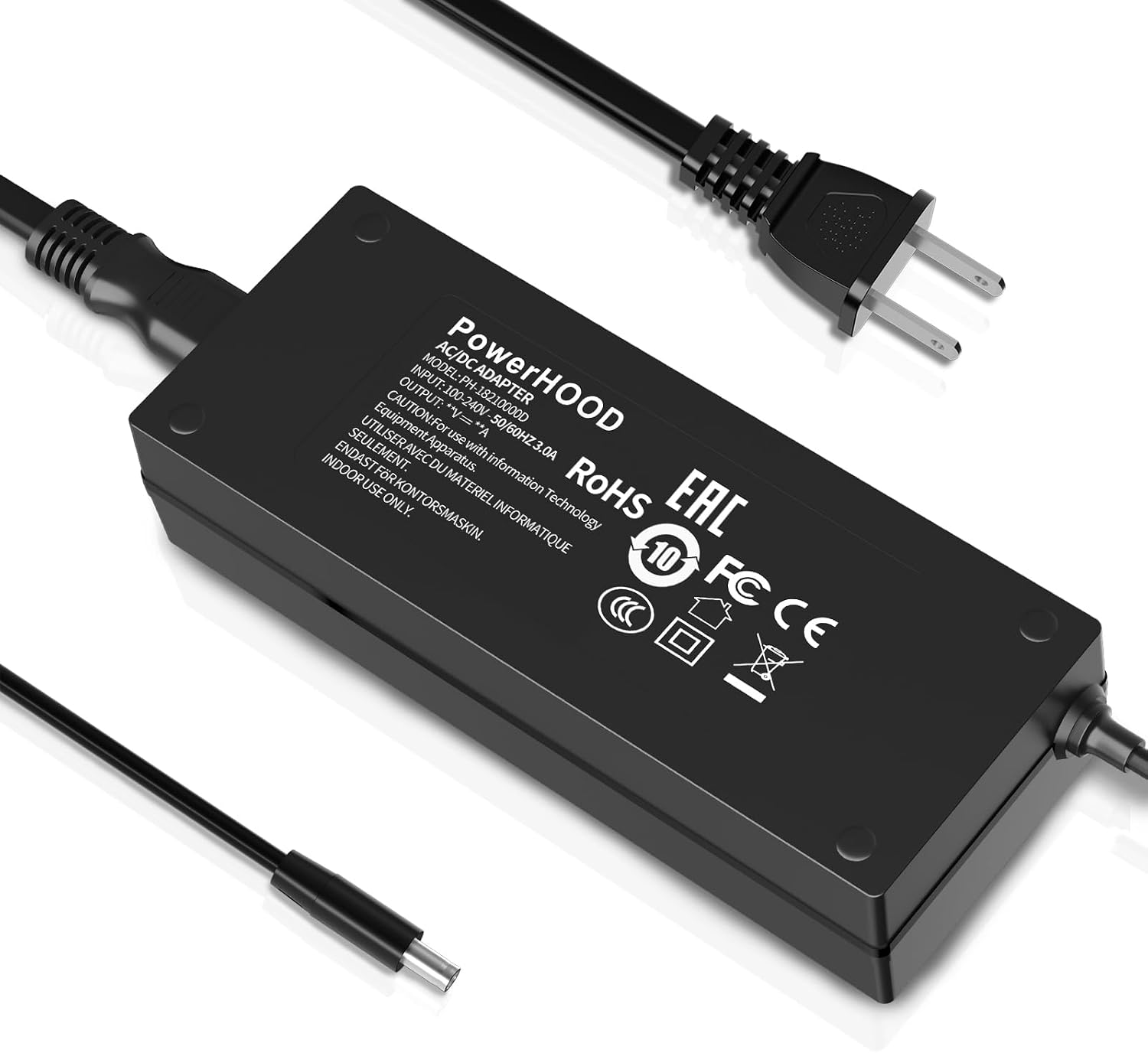 18V AC/DC Adapter Compatible with CoolMusic BP40D BP-40D BP40 BP-40 80W 80Watt Powered Acoustic Guitar Amplifier Cool Music BX-1803000 BX1803000 3A Power Supply Cord Charger PSU