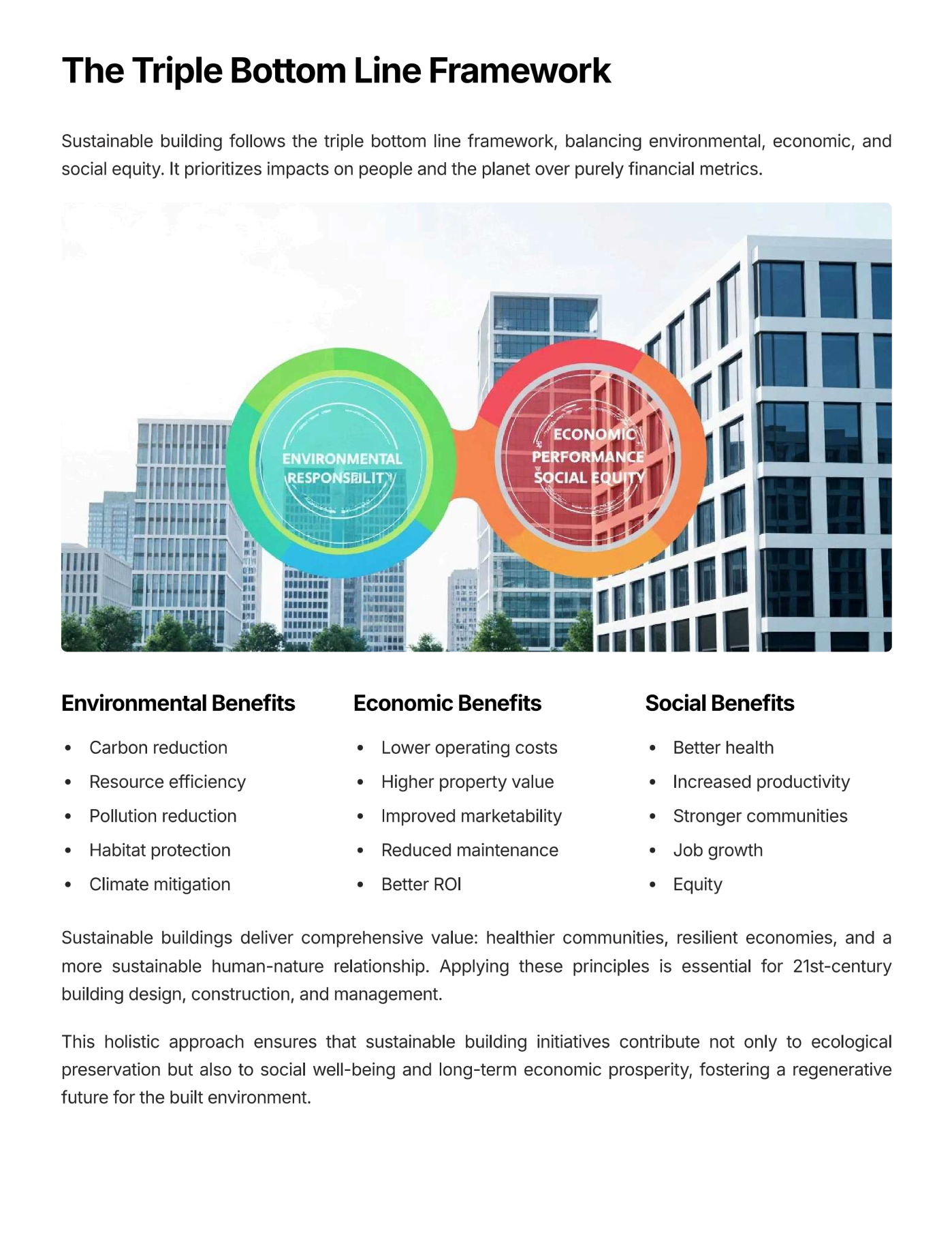 Green Building Standards