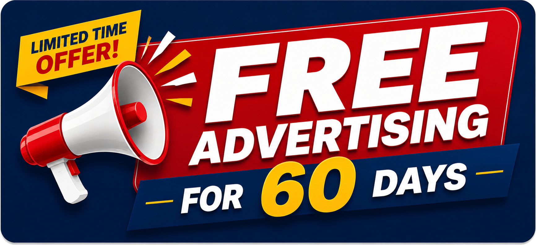 Free 60 Days Advertising