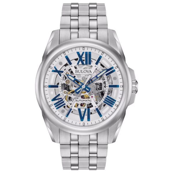 Bulova Classic Mens Silver Watch 96a187