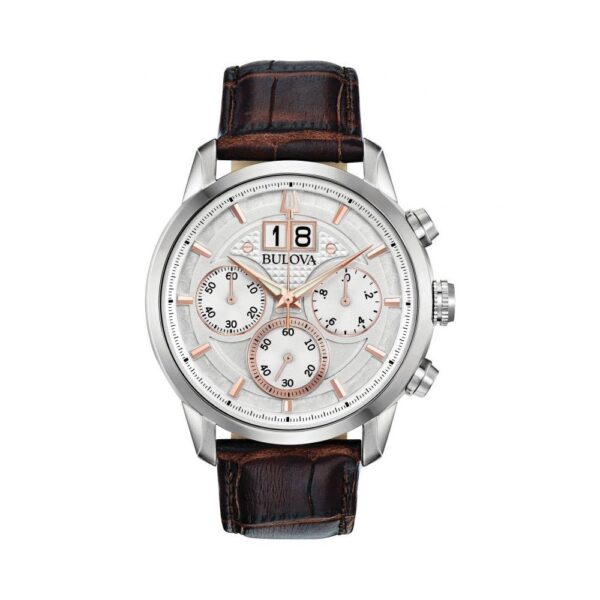 Bulova Classic Mens White Watch 96b309