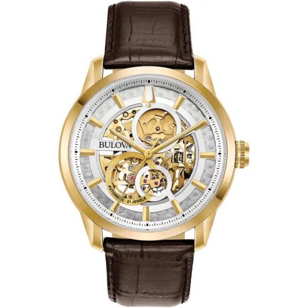 Bulova Classic Mens Silver Watch 97a138