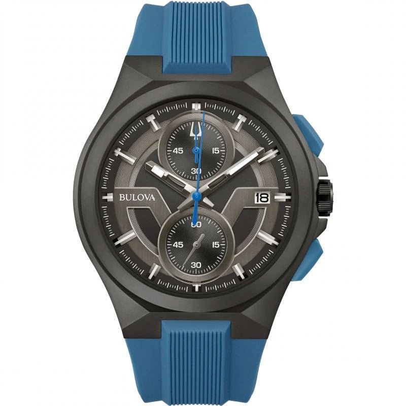 Bulova Maquina Mens Black Watch 98b380