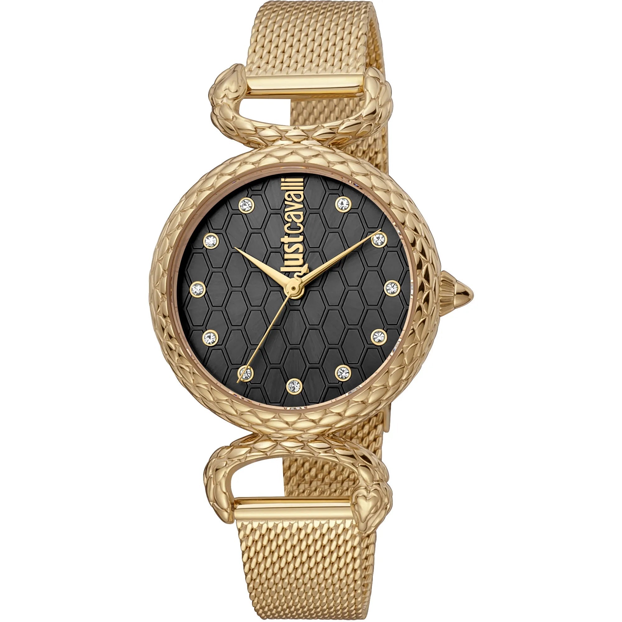 Just Cavalli Snake Inside Gold Grey