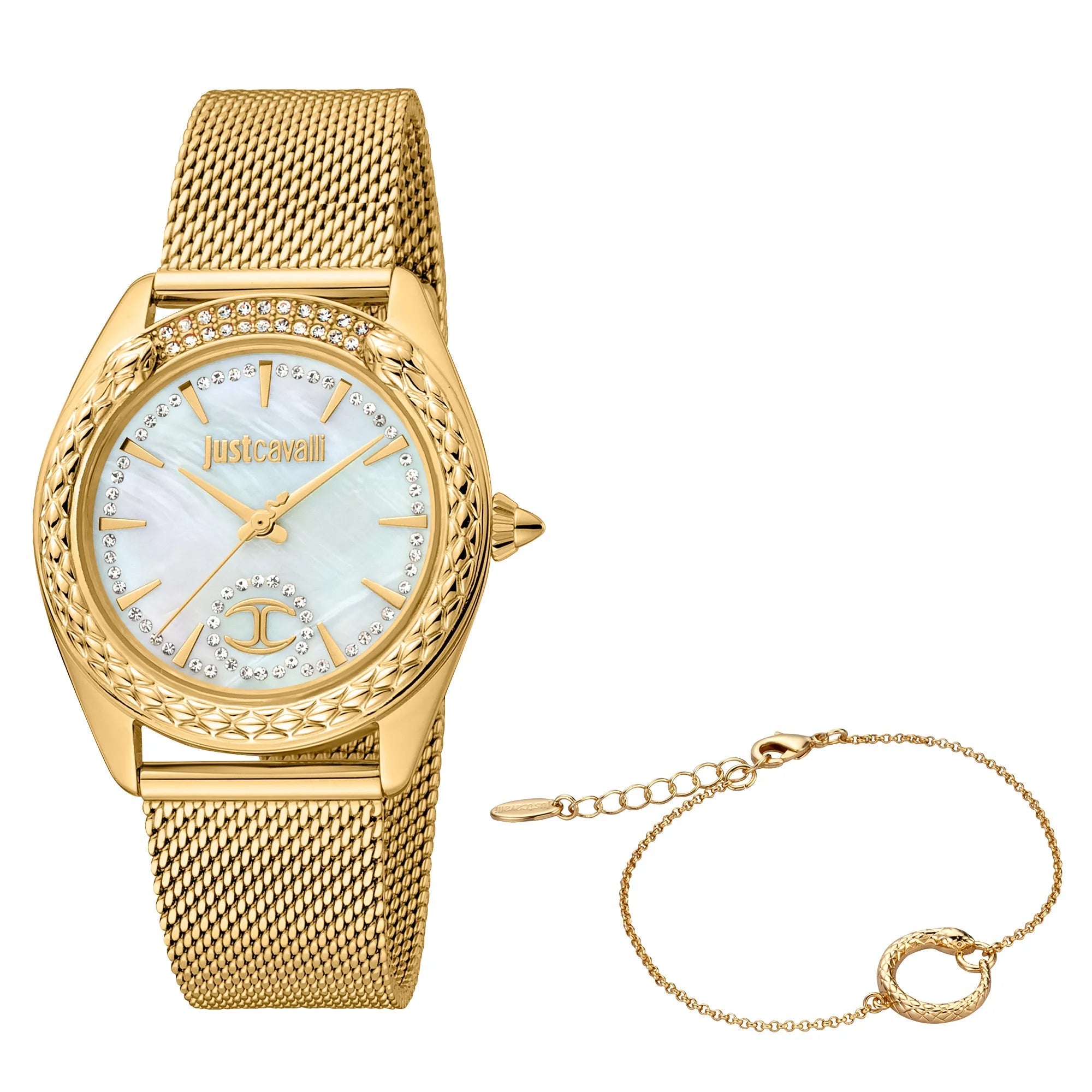 Just Cavalli Prestigio 2 Yellow Gold MOP