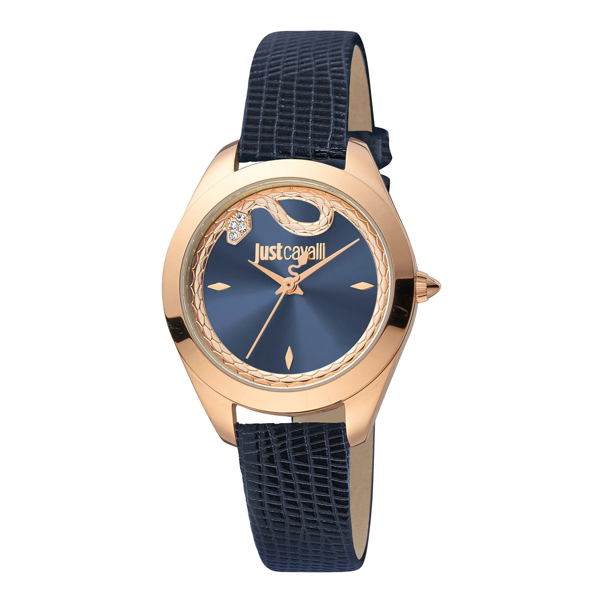 Just Cavalli Donna finezza Leather RG Blue