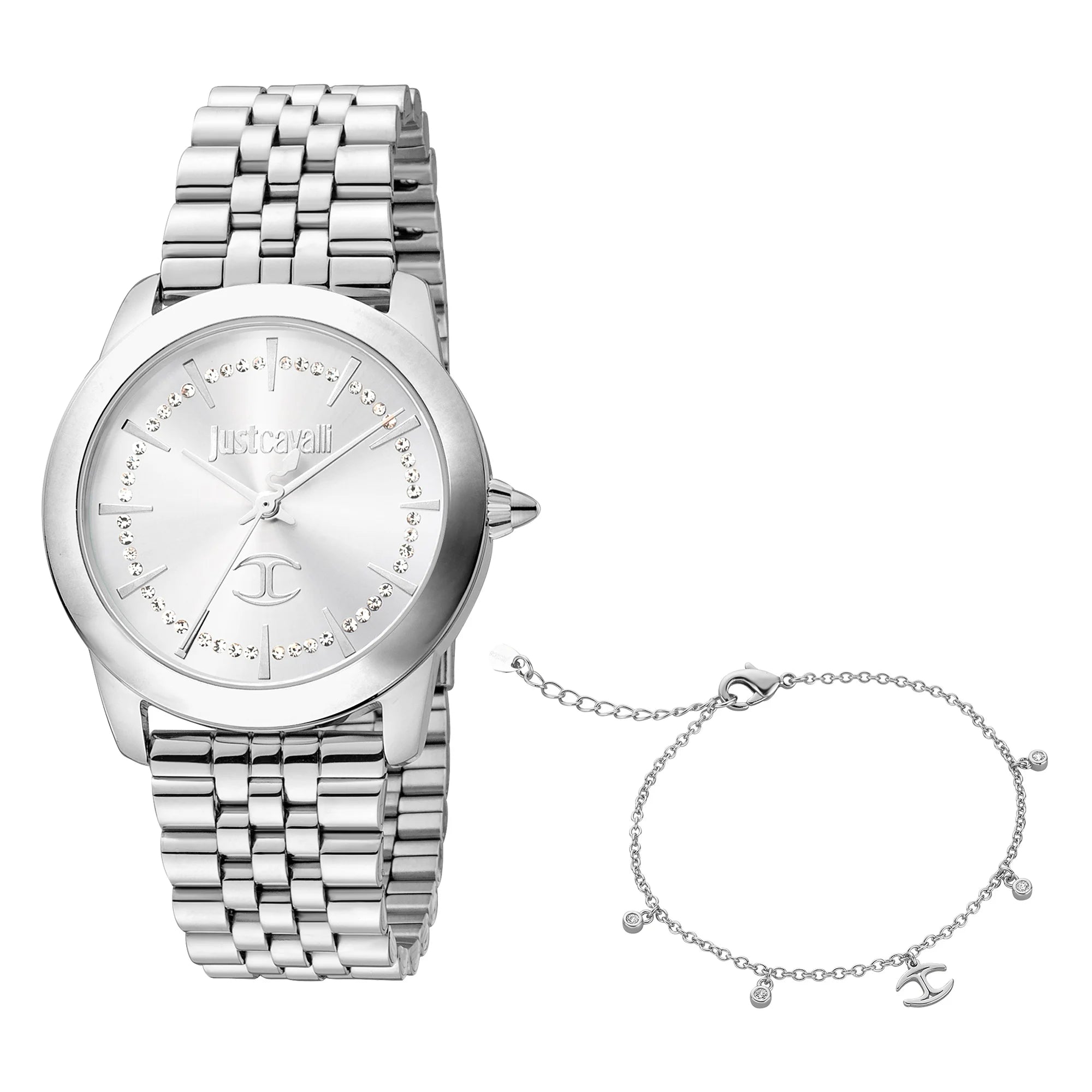 Just Cavalli Glam Creazione Silver Steel