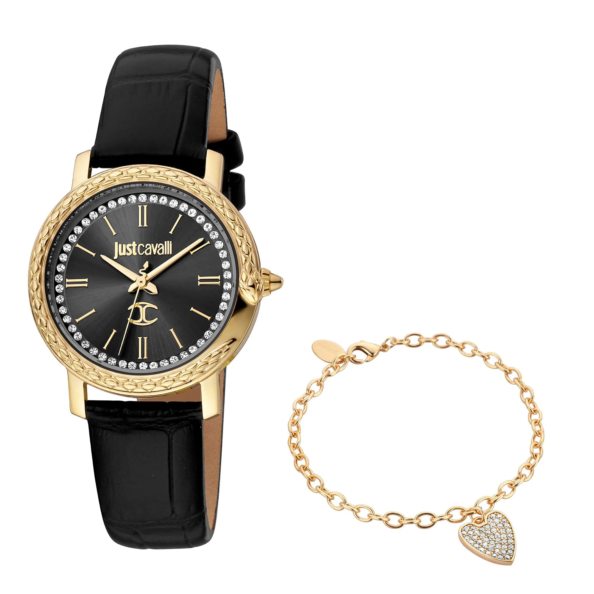Just Cavalli Donna sempre Yellow Gold Leather