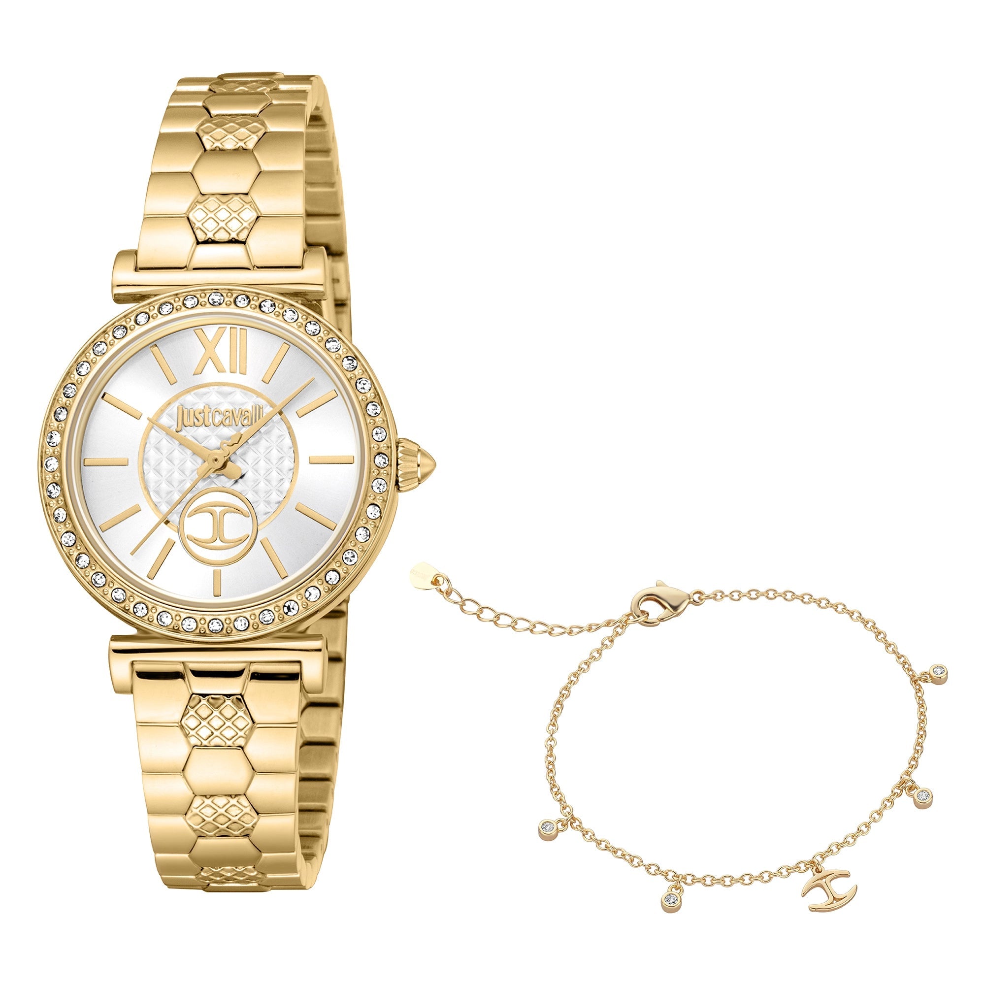 Just Cavalli Varenna Yellow Gold Silver