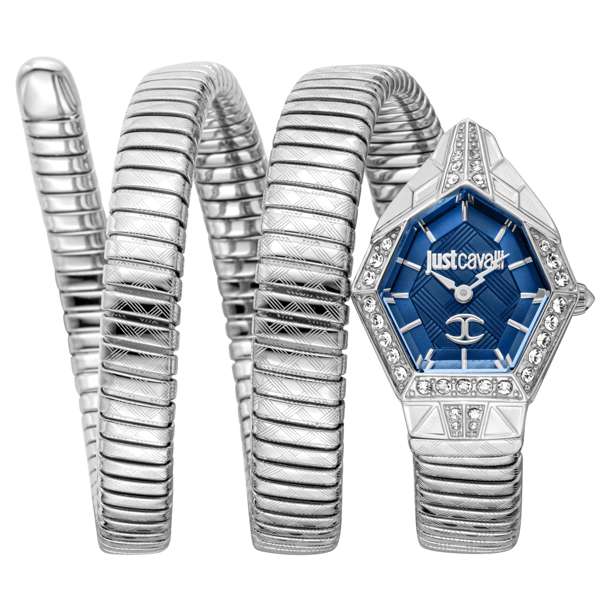 Just Cavalli Mesmerizing Silver Blue