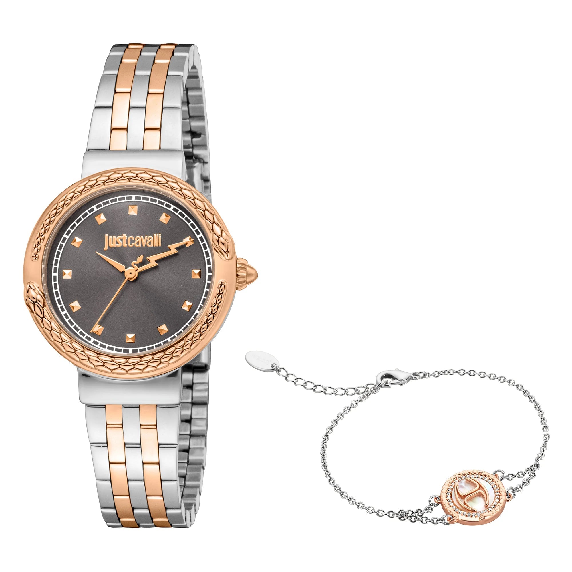 Just Cavalli Brave Snake Two Tones RG Iron