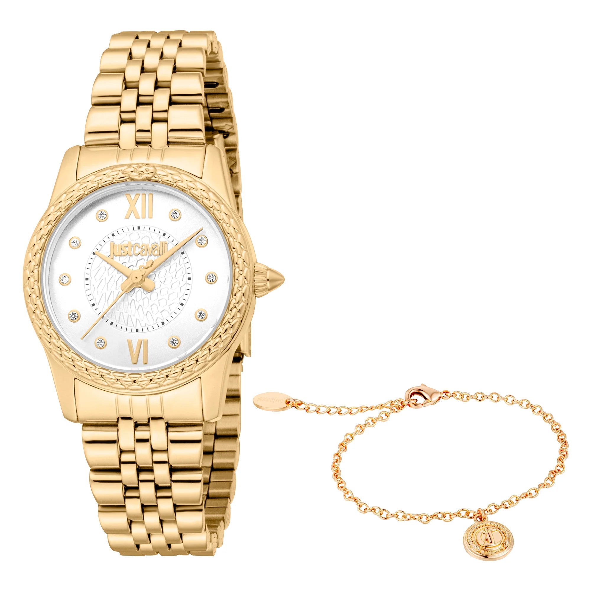 Just Cavalli Sublime Animalier Yellow Gold Silver