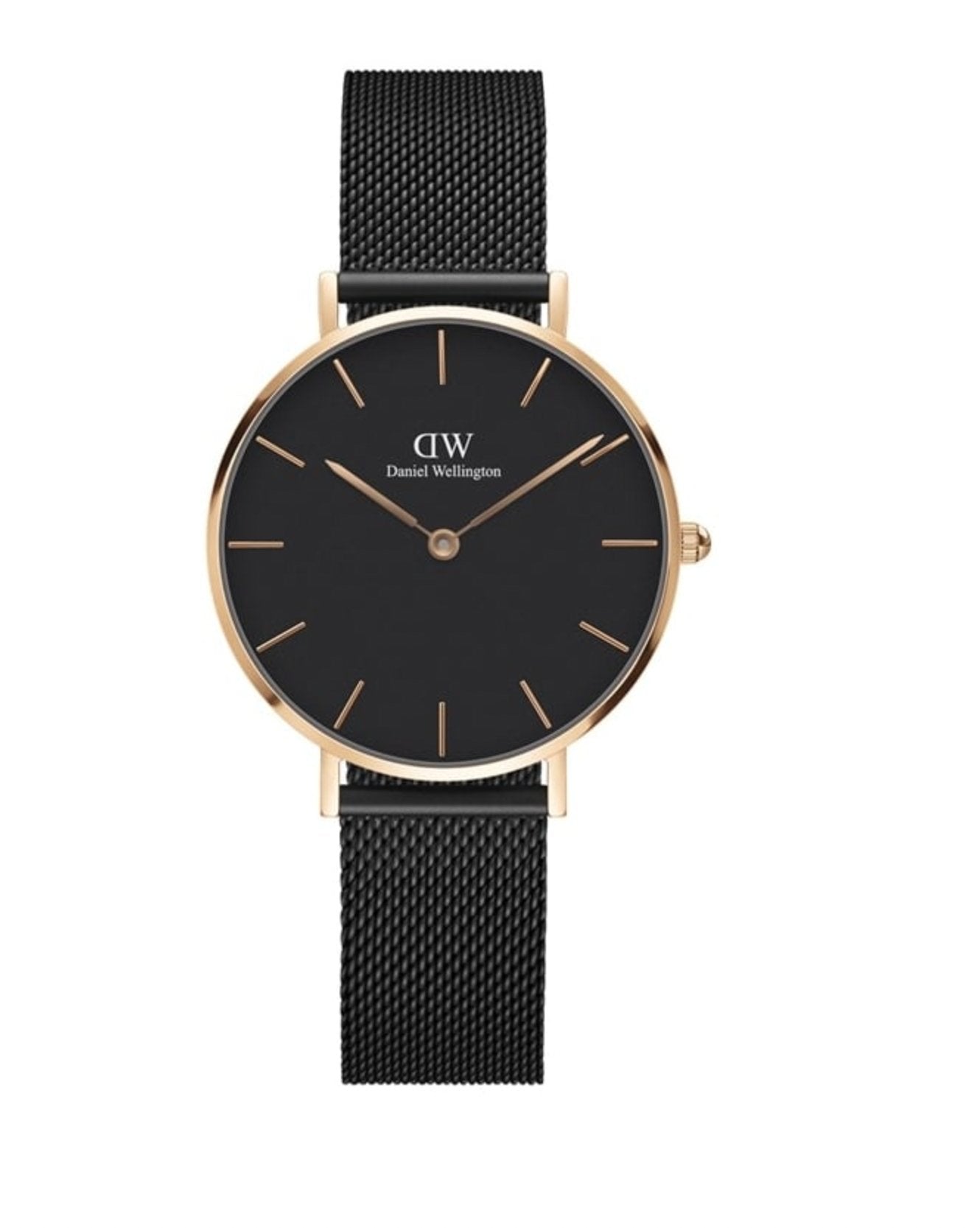 Daniel Wellington Ladies Black Petite Ashfield Watch Dw00100201