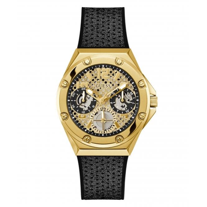 Guess Watches Ladies Asteria Gold Tone Watch Gw0620l2