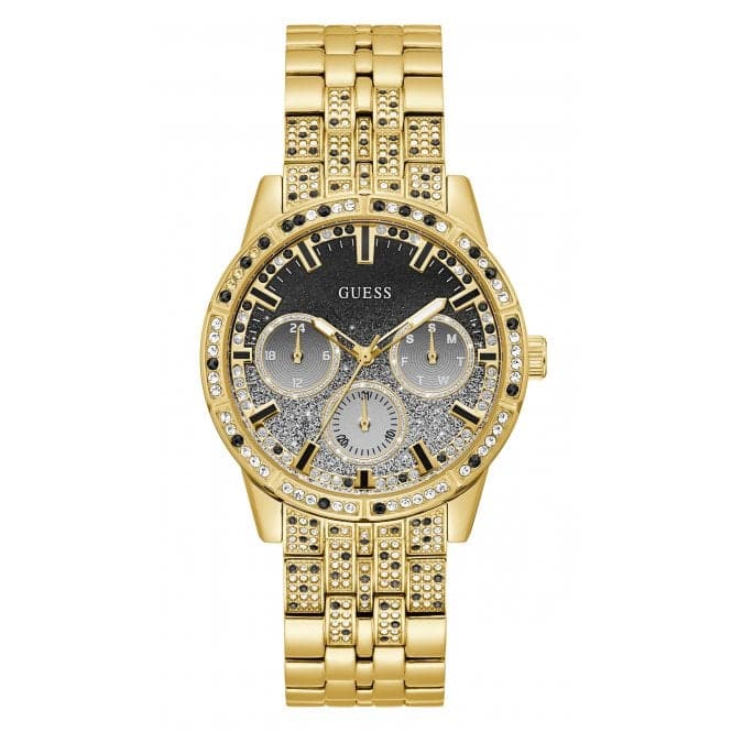 Guess Watches Ladies Cascade Stainless Steel Gold Tone Watch Gw0365l2